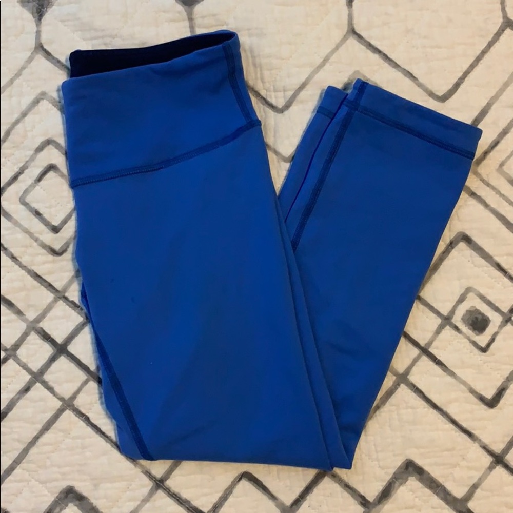 Reversible capri pants - blue and Navy